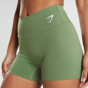 Gymshark Training Tight Shorts - Iguana Green Medium